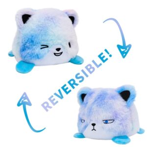 Snow Cat Reversible Plushie