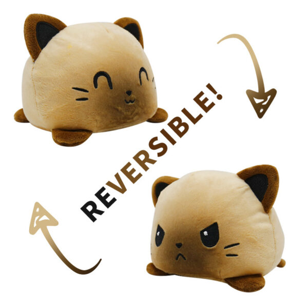 Khaki Cat Reversible Plushie