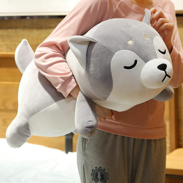 wolf plushie