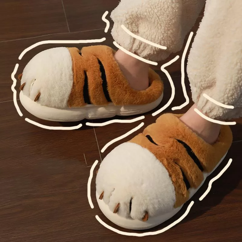 Paw Plushie Slippers