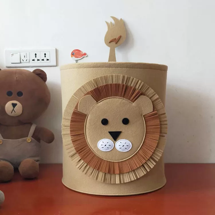 Cute Animal Toy Storage Baskets