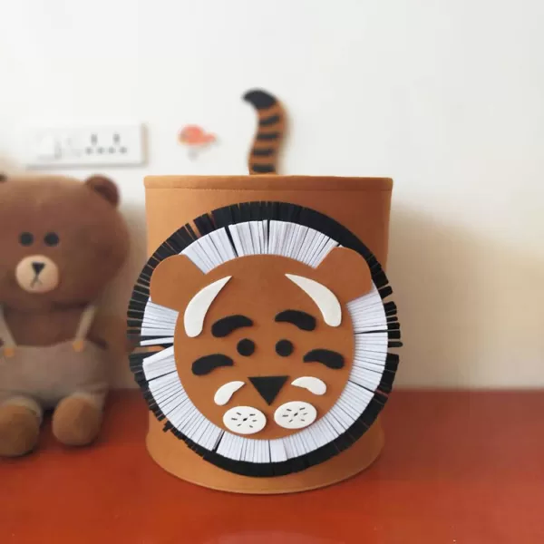Cute Animal Toy Storage Baskets