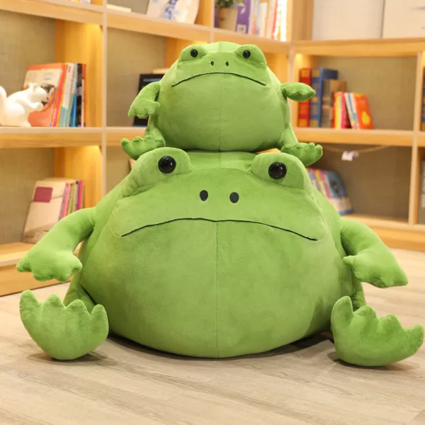 Grumpy Frog Plushie