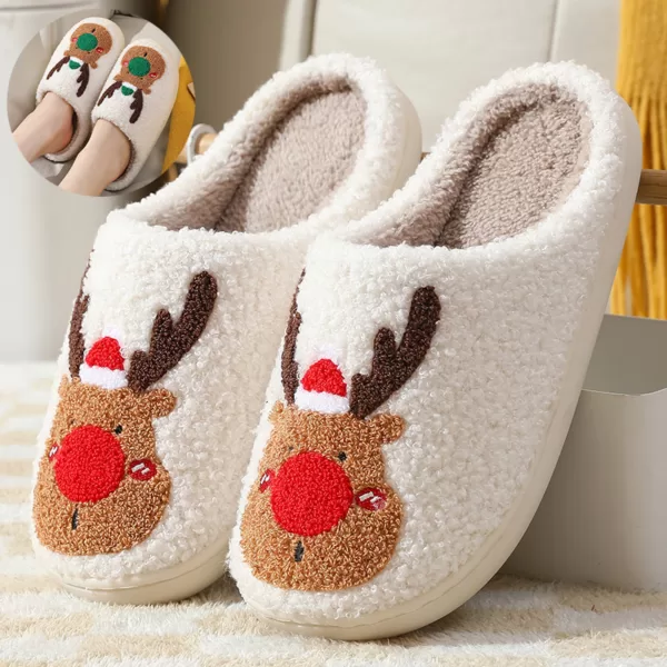Reindeer Plushie Slippers