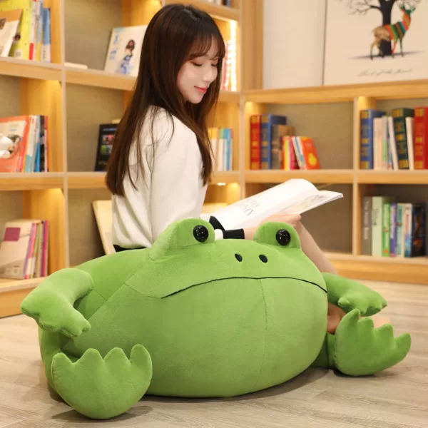 Grumpy Frog Plushie